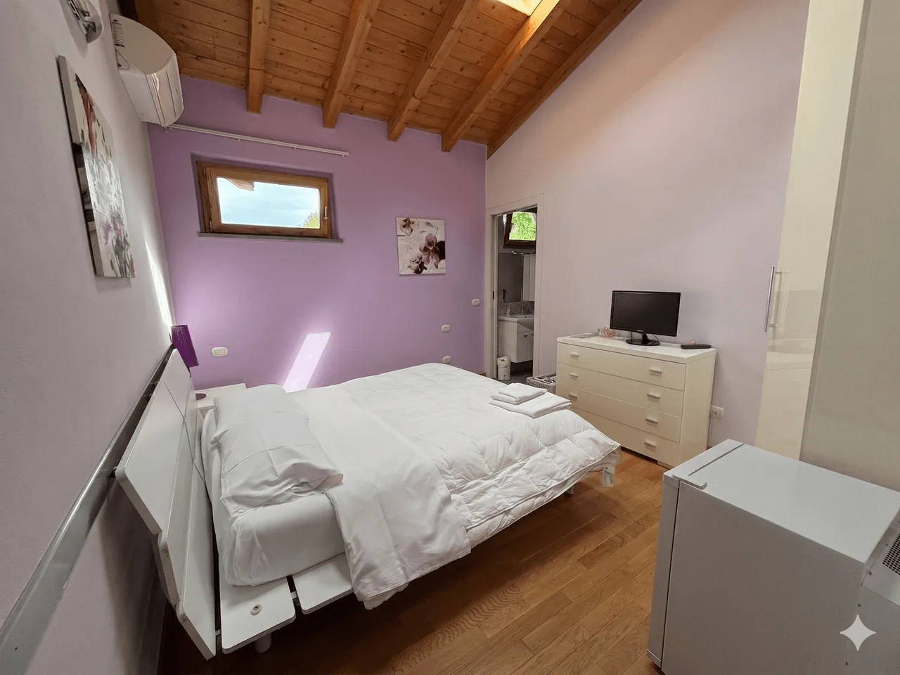 Camera accogliente e silenziosa della Locanda Bel Musin